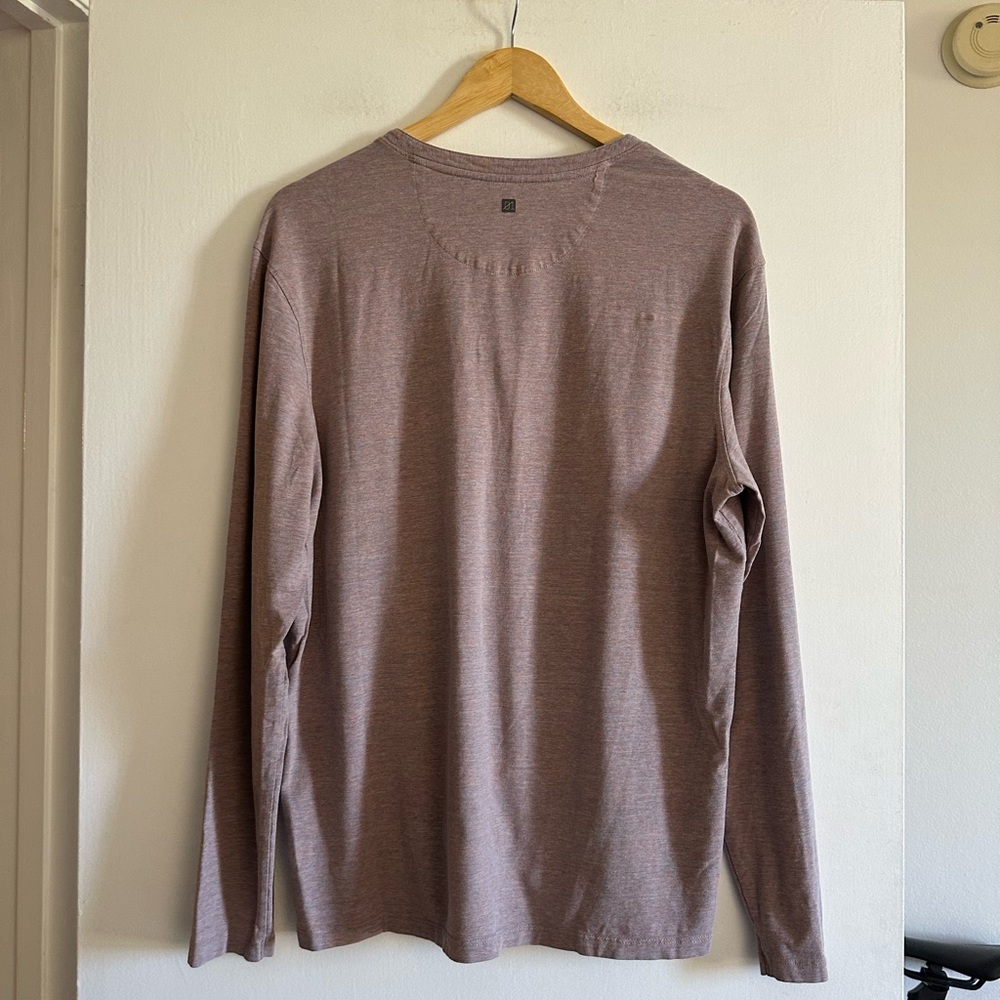 01 ALG0 Performance Blush Pink Moisture Wicking Anti Odor SPF 40 Long Sleeve - Picture 3 of 7